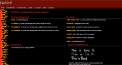 Desktop Screenshot of fontgrill.com