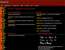 Tablet Screenshot of fontgrill.com